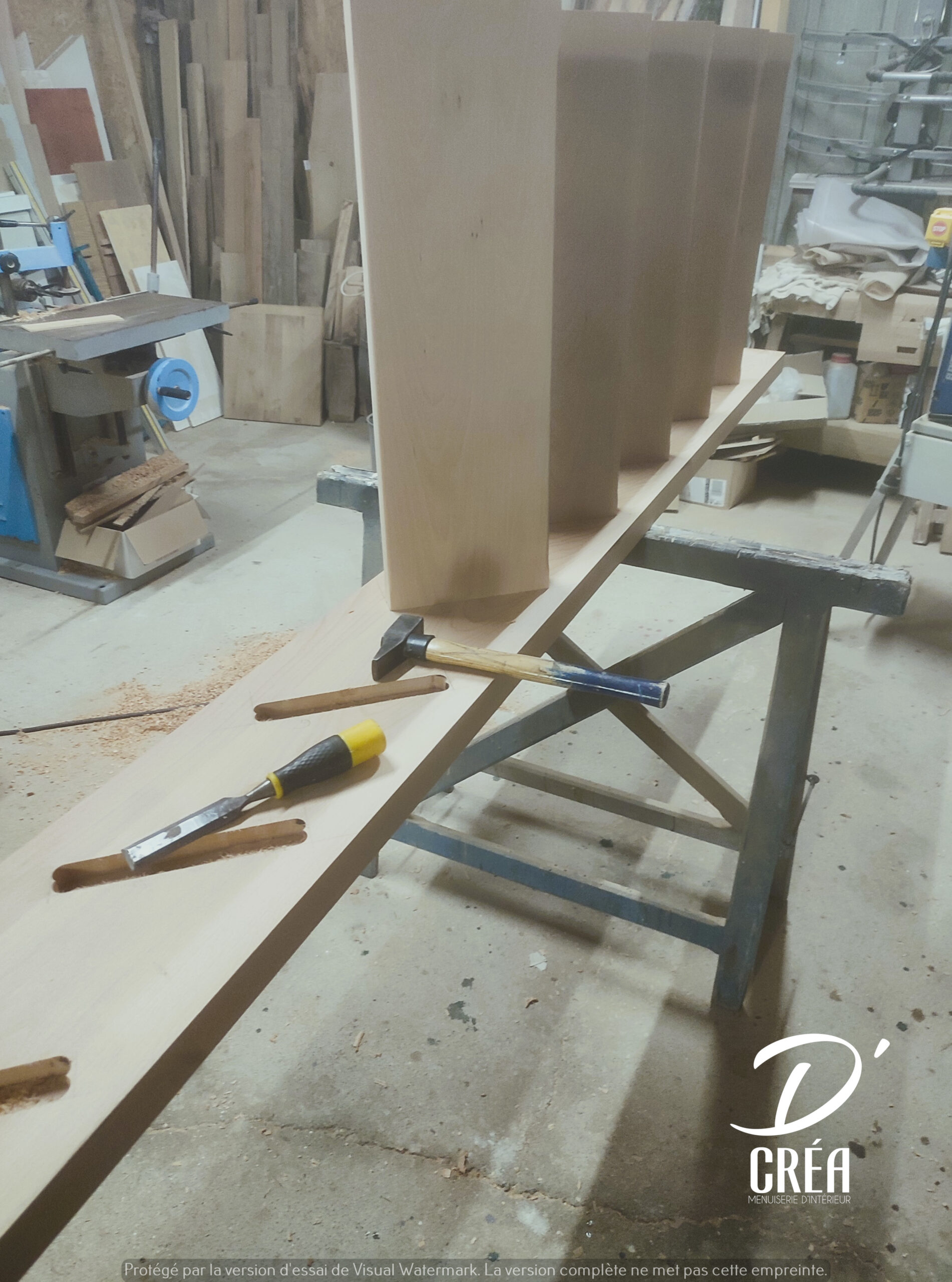 Agencement intérieur sur mesure, carnet d'atelier D'Créa, photo 7